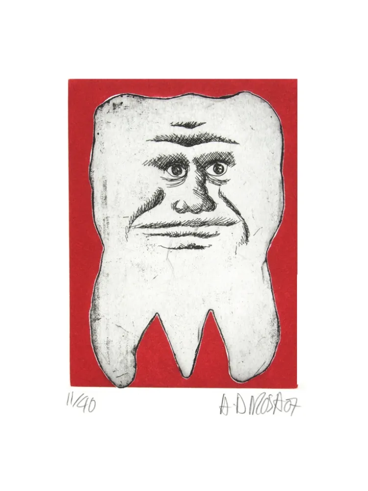 蚀刻版画 Di Rosa - Dent N°20