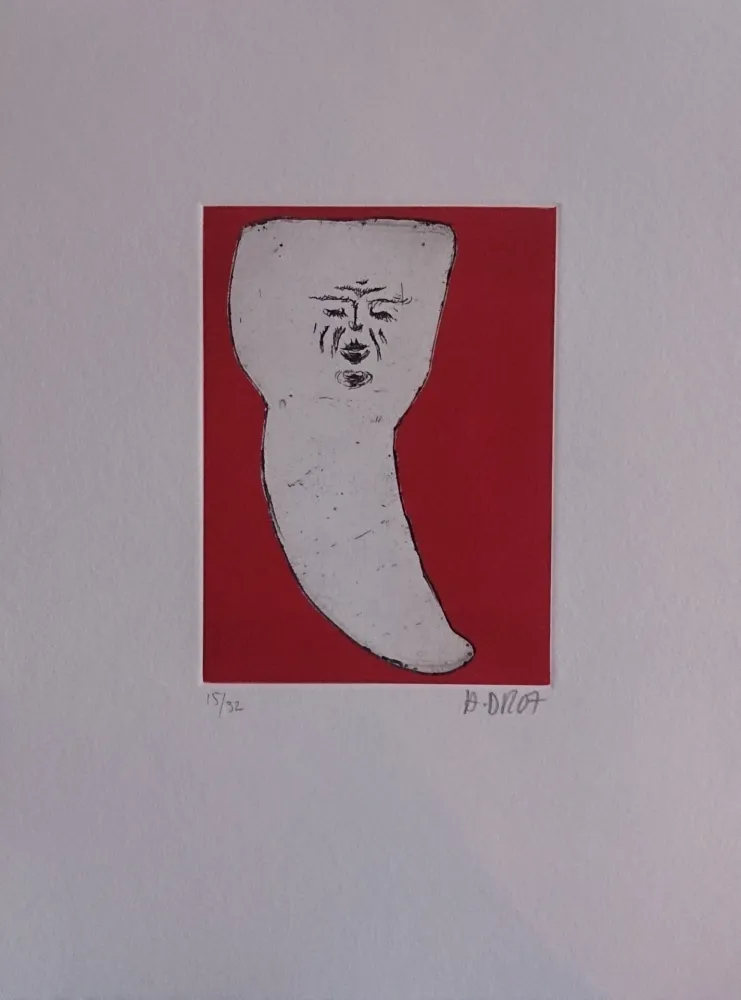 版画 Di Rosa - Les 32 dents