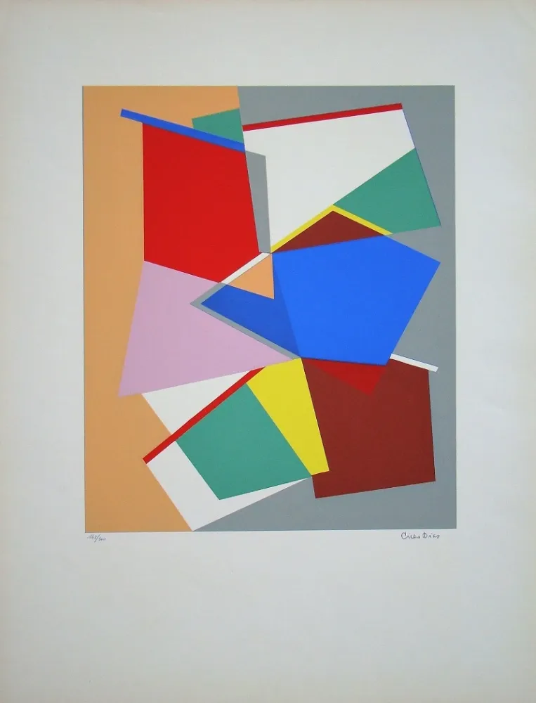 丝网印刷 Dias - Sans titre