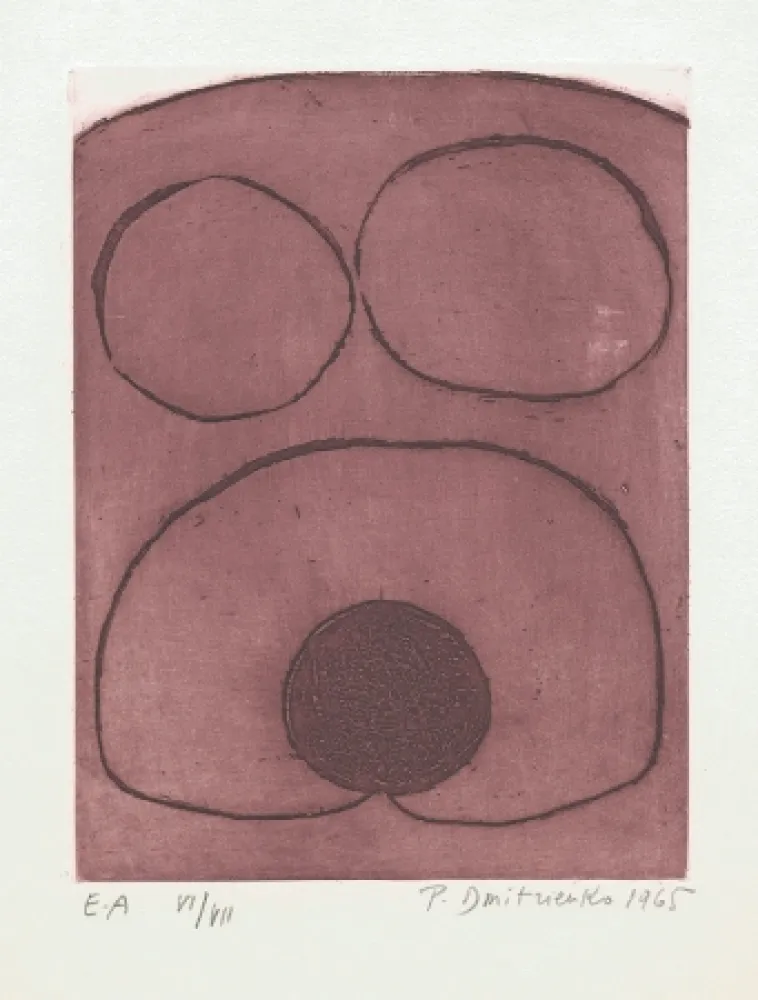 版画 Dmitrienko - Corpus I Rose