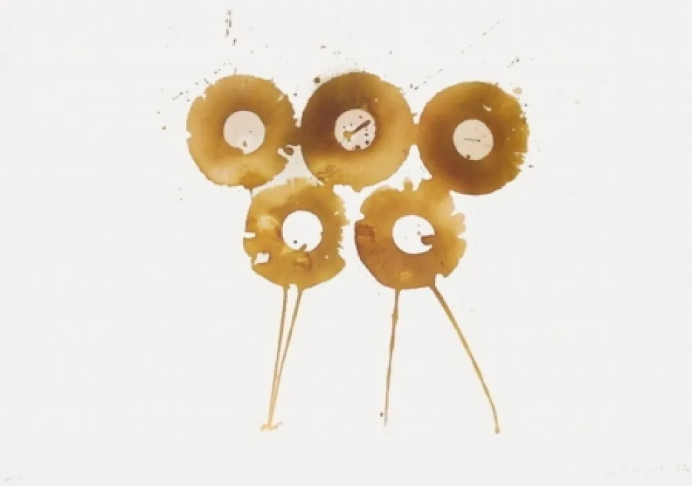 石版画 Dokoupil - Olympique 92