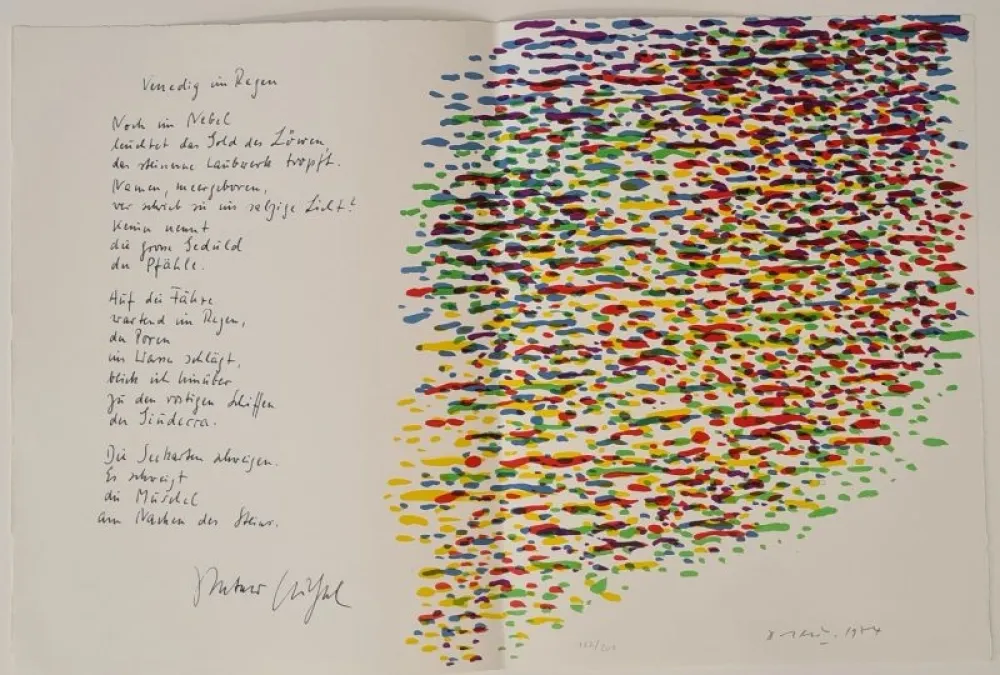 石版画 Dorazio - Erker-Treffen 2 