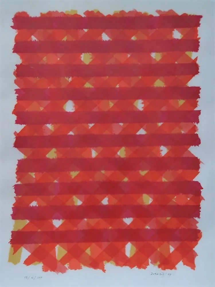 石版画 Dorazio - Senza titolo