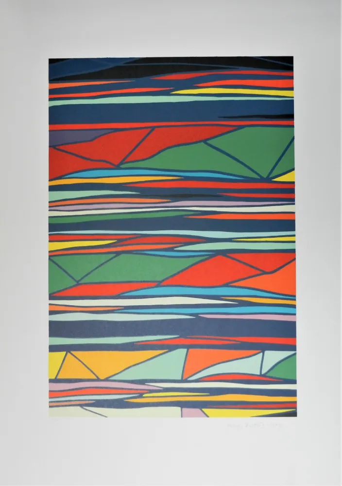 石版画 Dorazio - Senza titolo