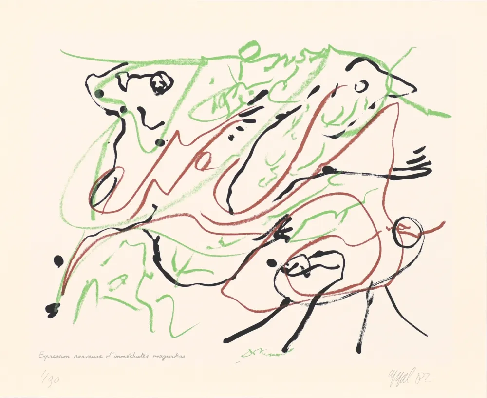 丝网印刷 Dotremont - Expression nerveuse