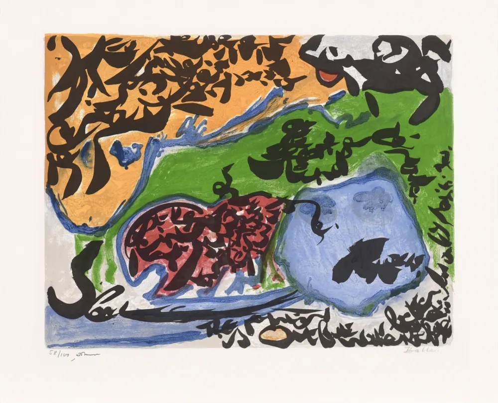 石版画 Dotremont - Heureusement