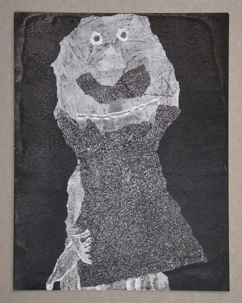 镂版印刷 Dubuffet - Barbe des perplexités