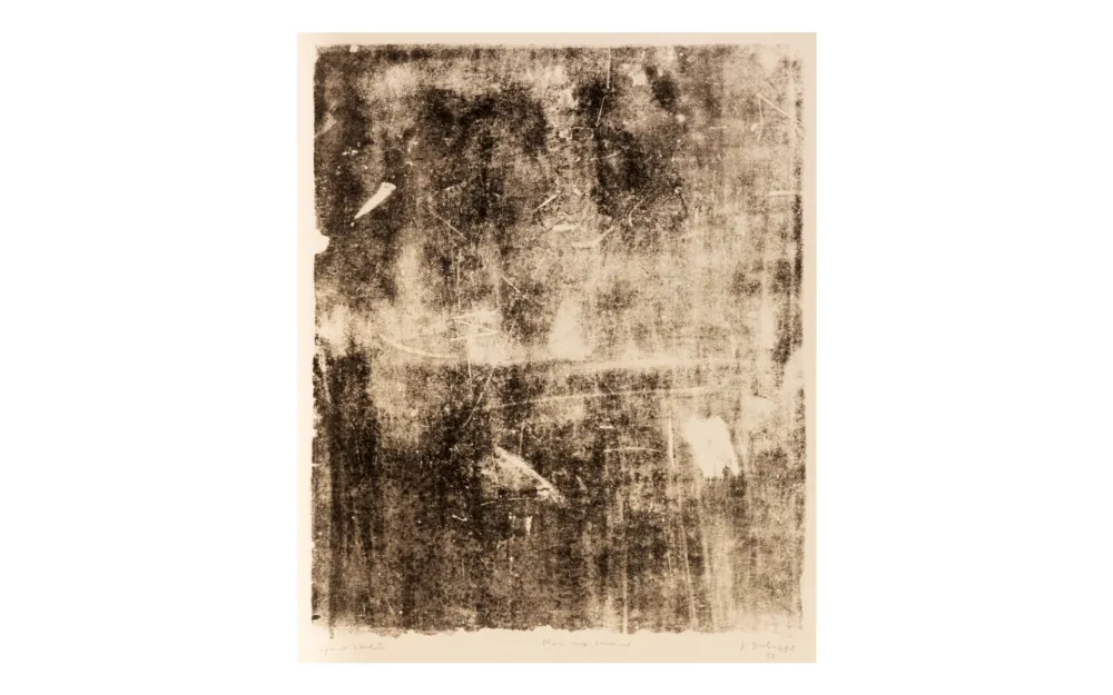 石版画 Dubuffet - MUR AUX SOUVENIRS - 1958