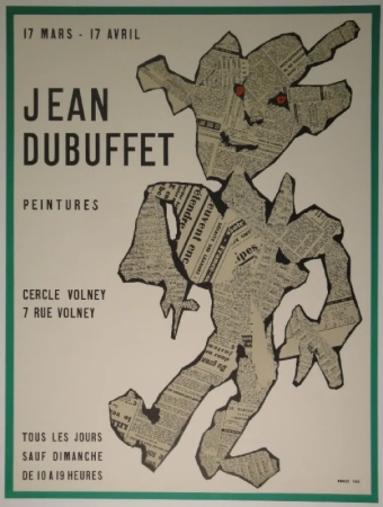 石版画 Dubuffet - Peintures