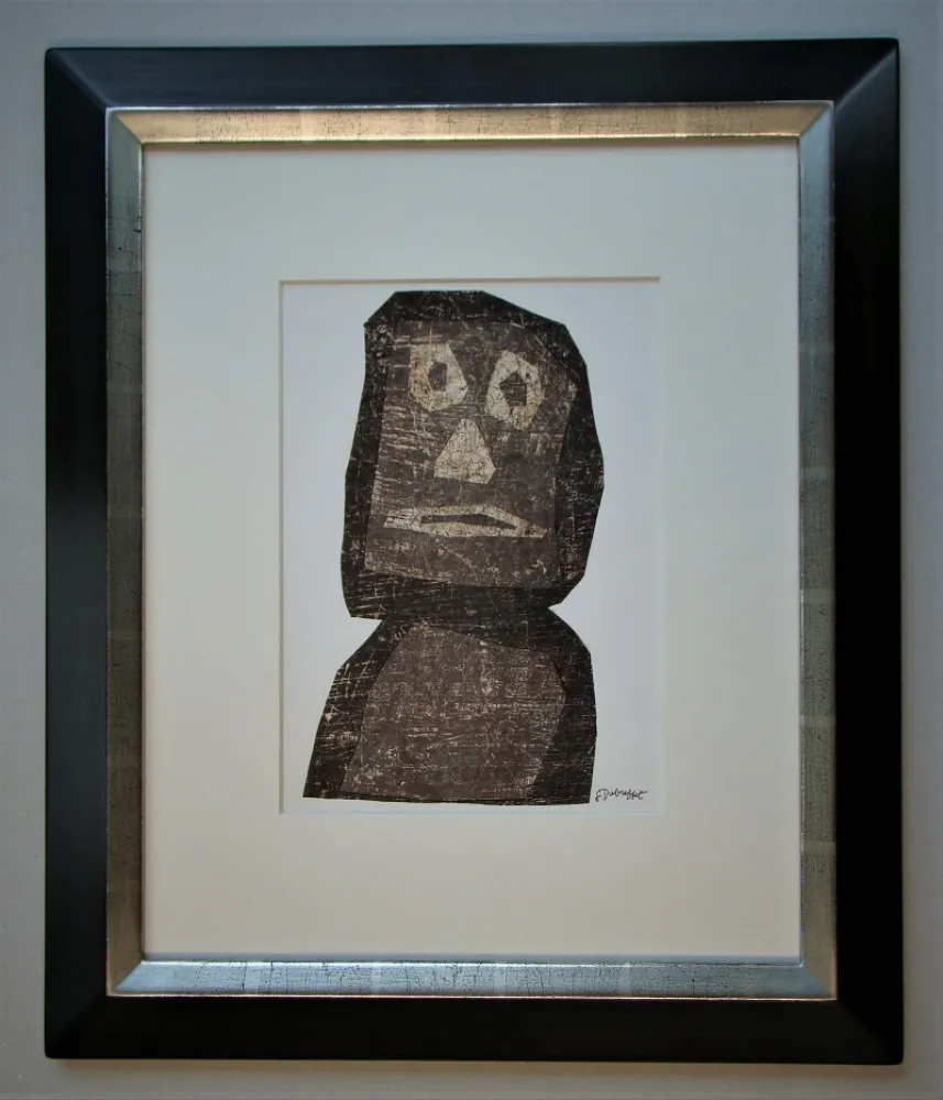 石版画 Dubuffet - Personnage
