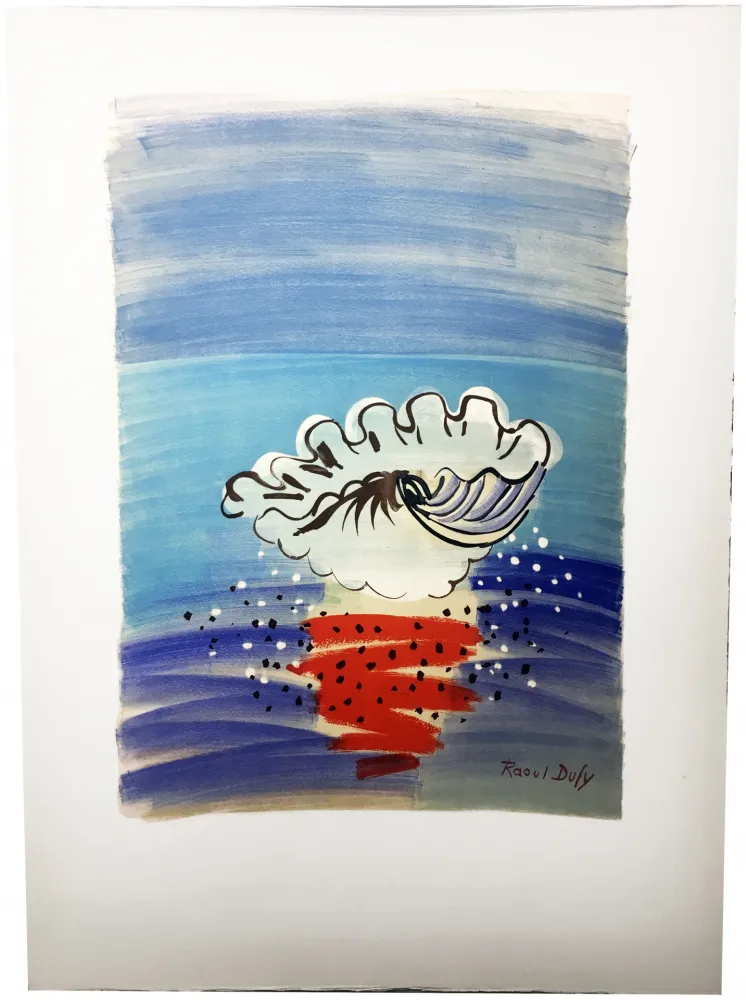 石版画 Dufy - COQUILLAGE. Hommage à Raoul Dufy (1955)