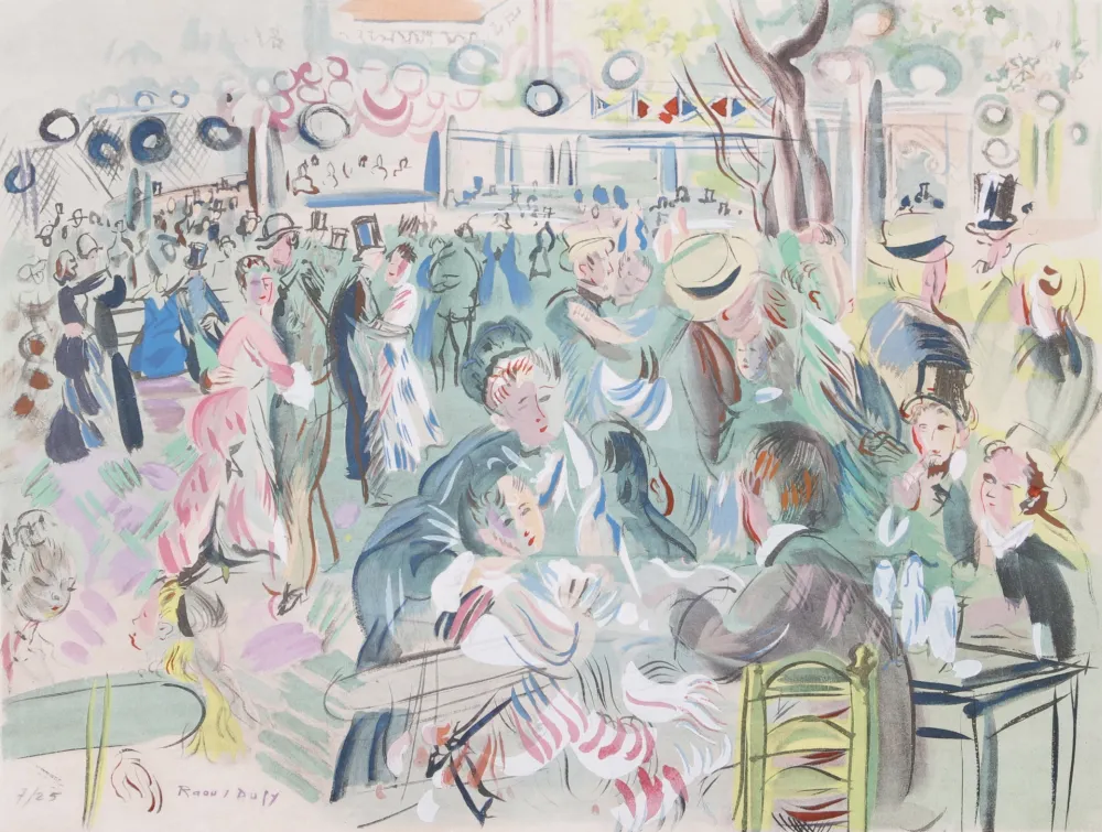 镂版印刷 Dufy - Le Moulin de la Galette
