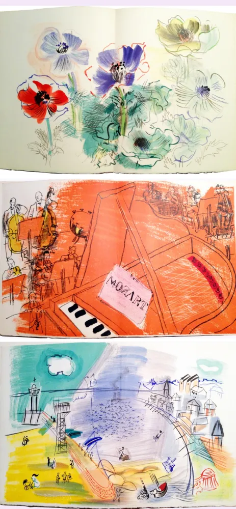 插图书 Dufy - Léon-Paul FARGUE : ILLUMINATIONS NOUVELLES. 14 lithographies originales (1953)