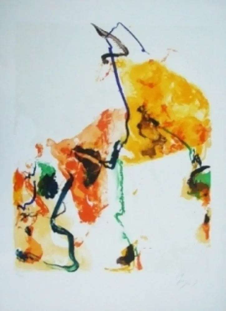 石版画 En Jong - Monde imaginaiire II