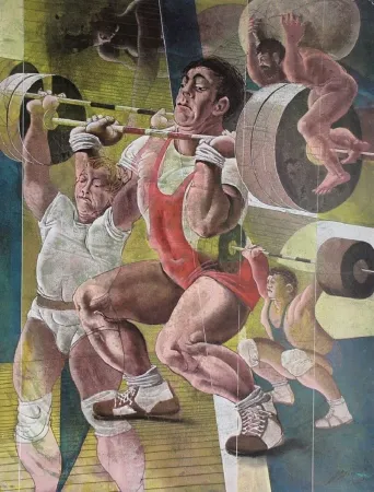 胶版印刷 Erni - Weightlifting