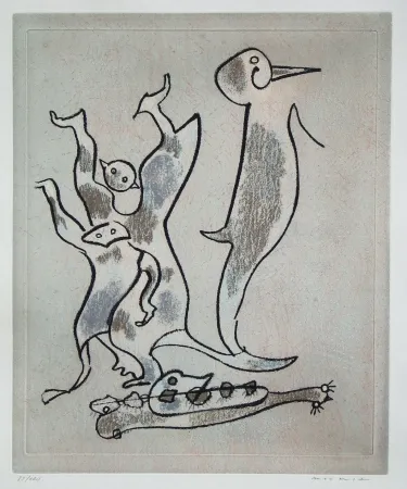 蚀刻飞尘法 Ernst - Entre chiens et loups