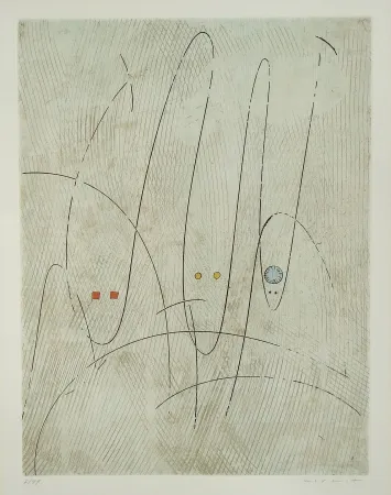 蚀刻飞尘法 Ernst - Les Requins ou Trois requins en quête d'une victime