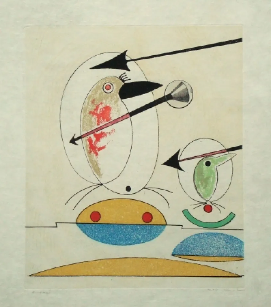 蚀刻飞尘法 Ernst - Oiseaux en péril