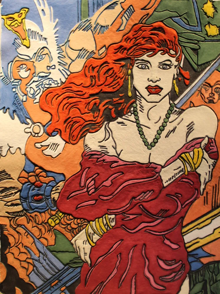 版画 Erro - AMAZONE