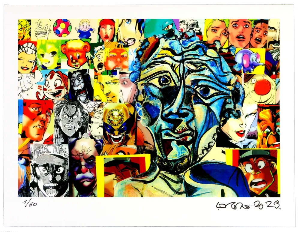 数码版画 Erro - Sans titre