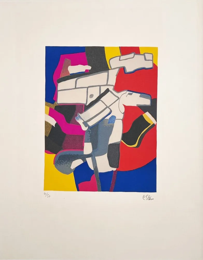 石版画 Esteve - Bougri 