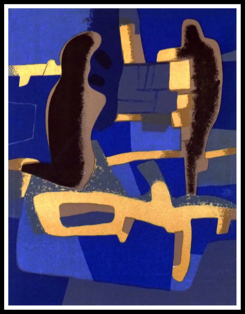 石版画 Esteve - FACE A FACE