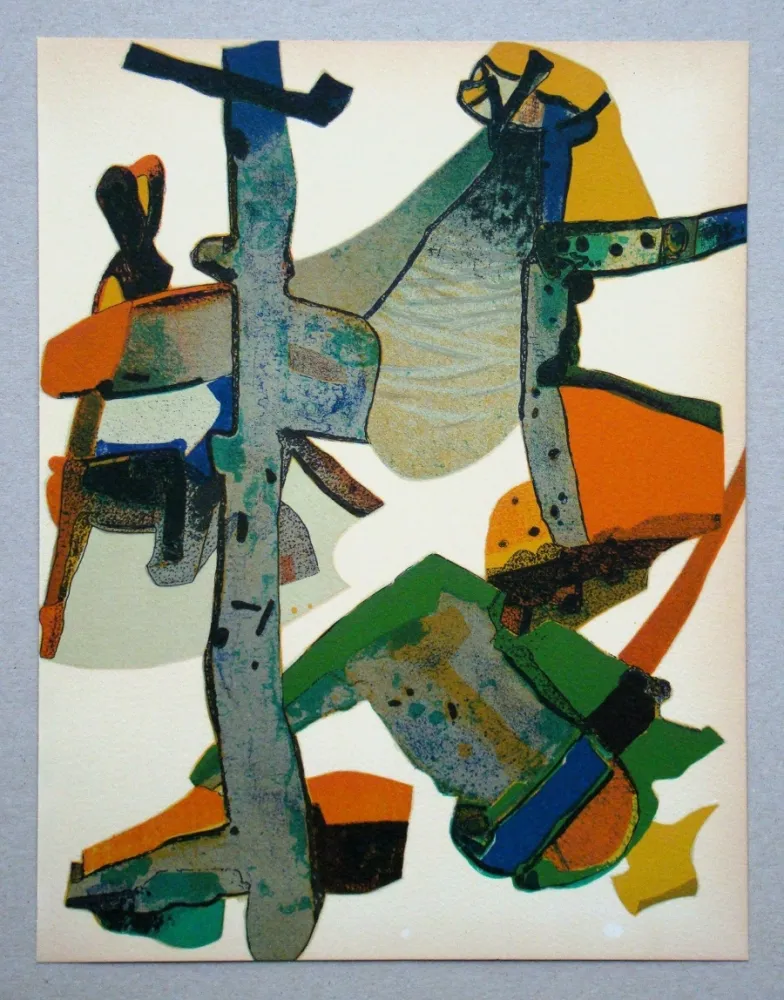 石版画 Esteve - Roussadou