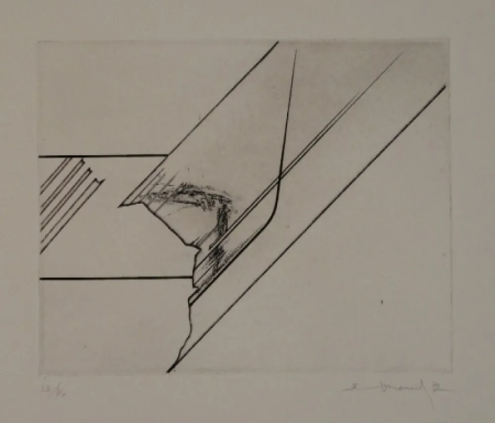 蚀刻版画 Evrard - 6 gravures originales