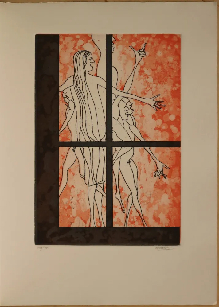 蚀刻版画 Fabbri - Senza titolo