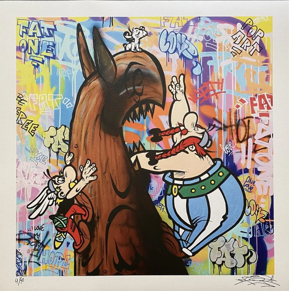 胶版印刷 Fat - Asterix & Obelix