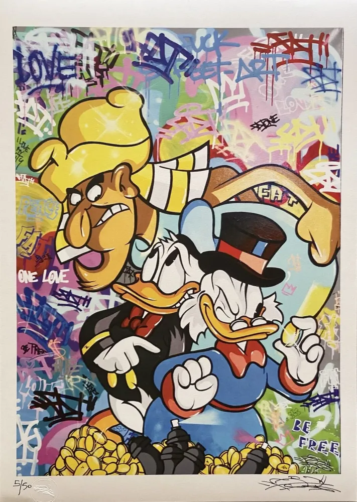 胶版印刷 Fat - Scrooge One Love