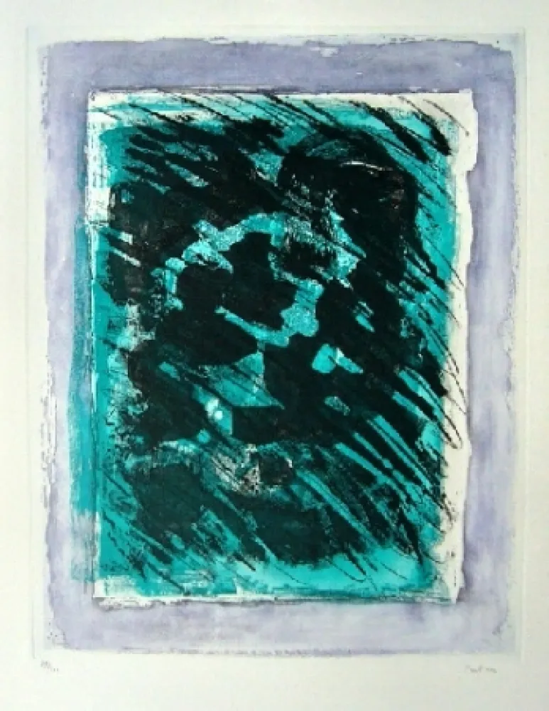 蚀刻飞尘法 Fautrier - La forêt