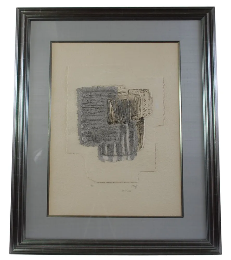 蚀刻版画 Fayet - Marée basse