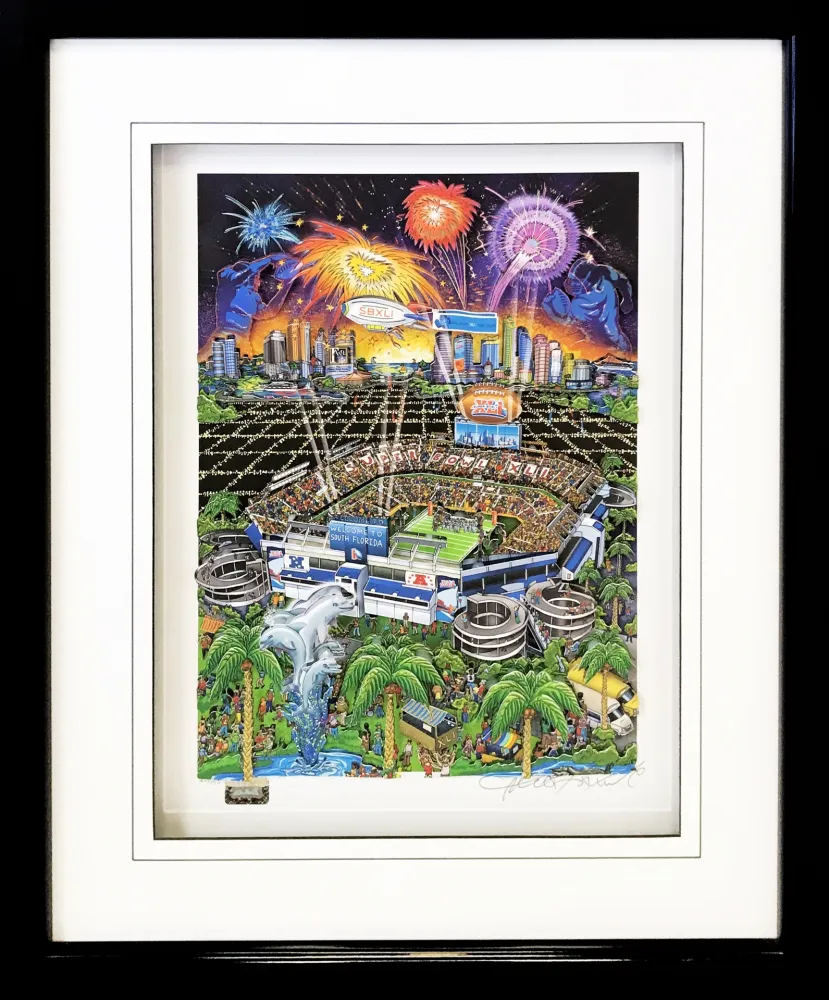 丝网印刷 Fazzino - SUPER BOWL XLI