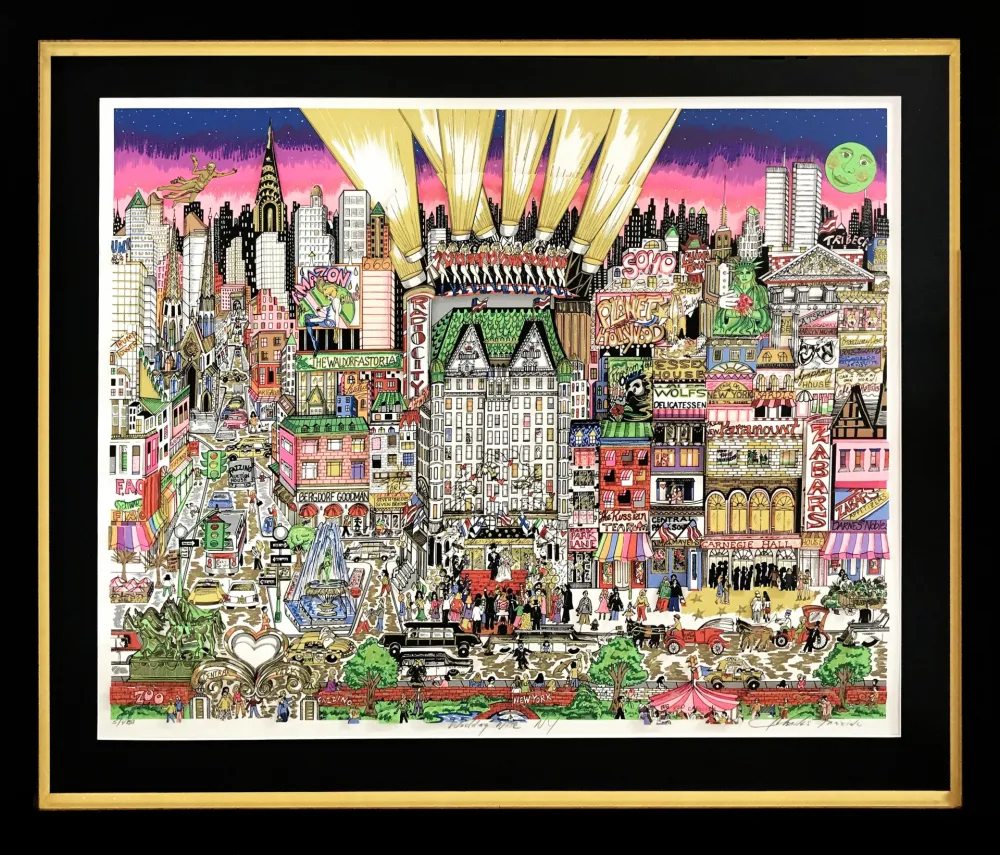 丝网印刷 Fazzino - WEDDING NITE, NEW YORK