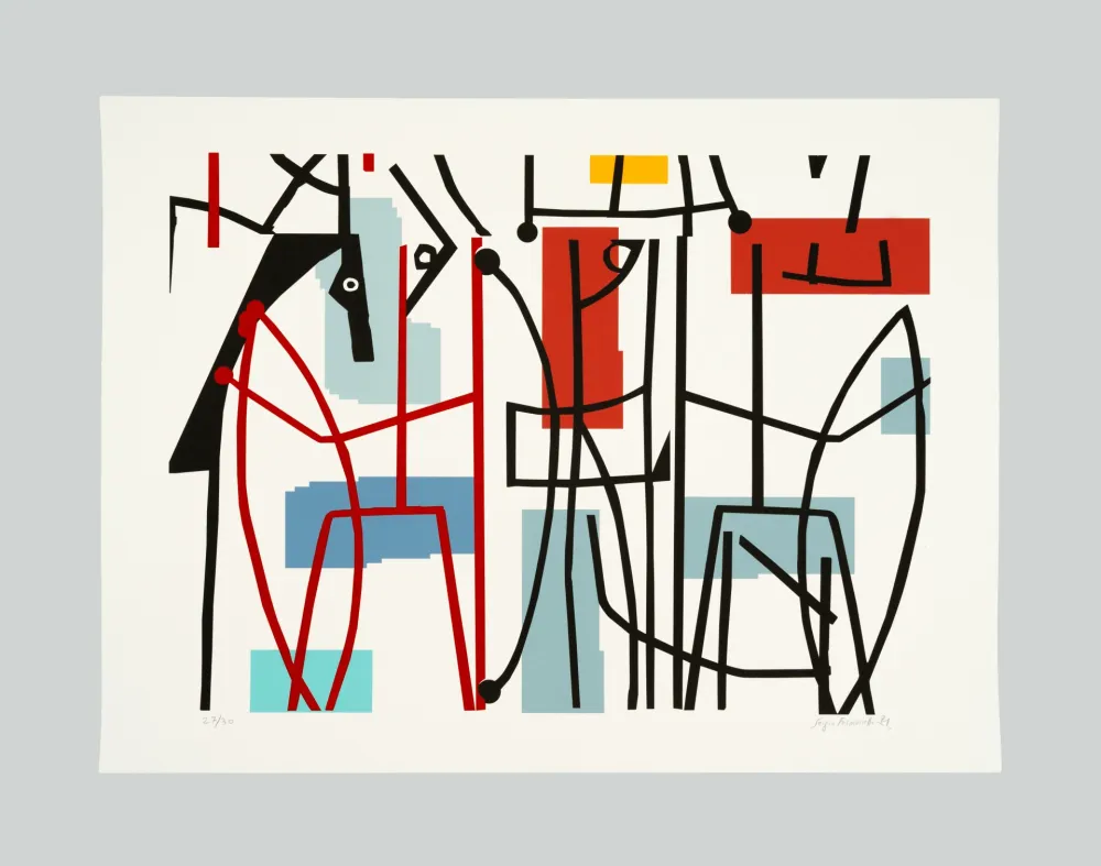 丝网印刷 Fermariello - Senza titolo