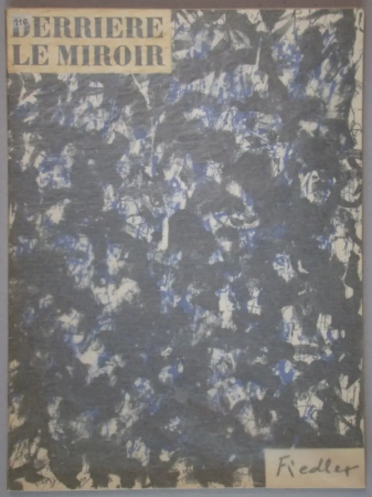 石版画 Fiedler - Derrière Le Miroir