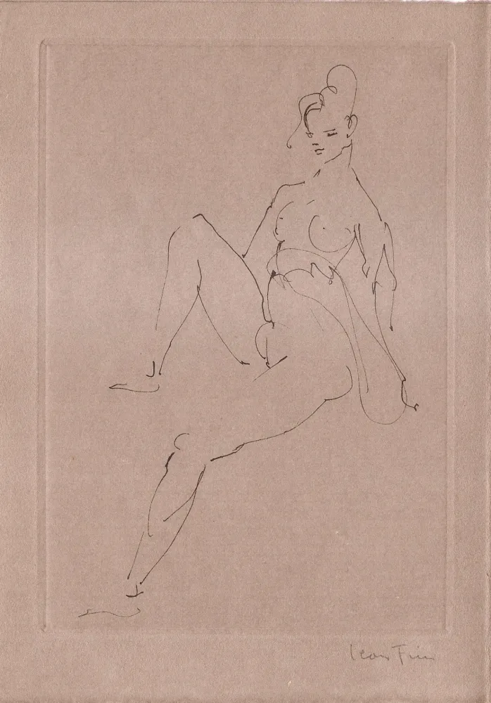 插图书 Fini - L'épouse infidèle.  Poemes.  Deux eaux-fortes originales de Leonor Fini.