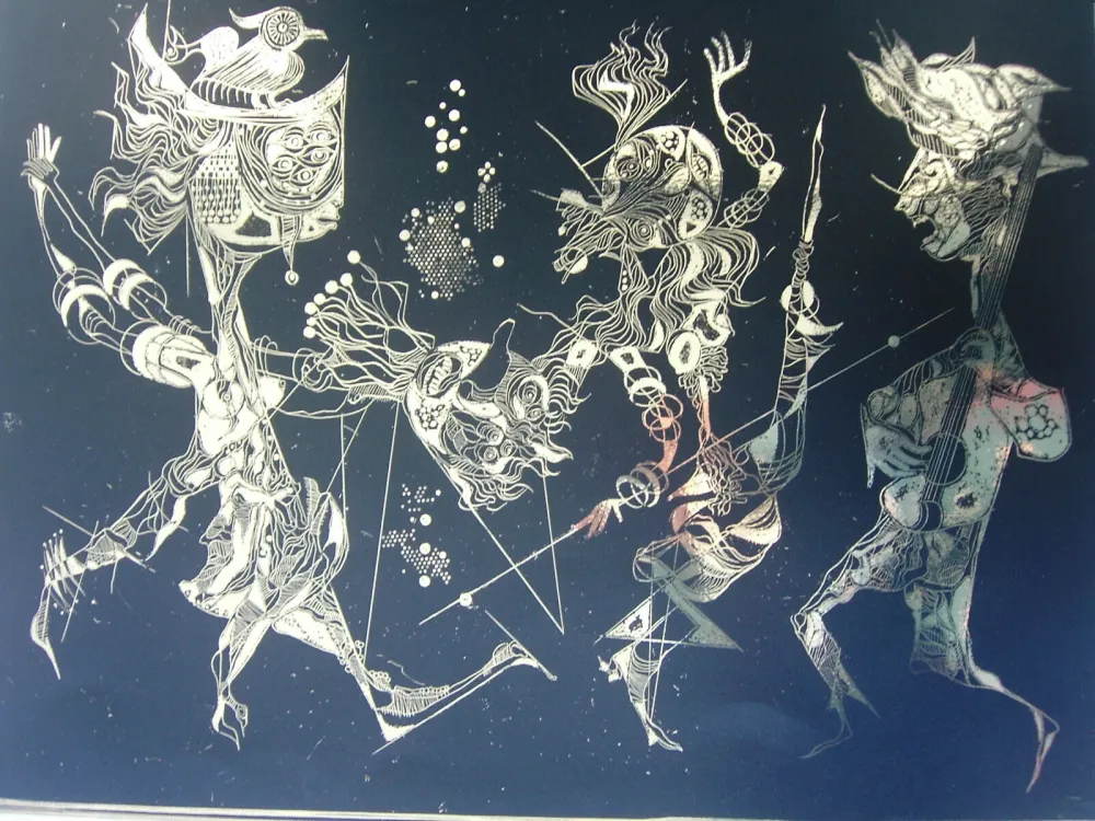 版画 Finsterer - Intermezzo