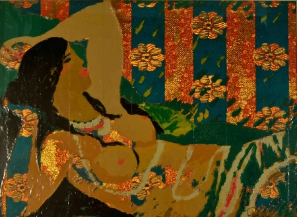 丝网印刷 Fiume - Senza titolo