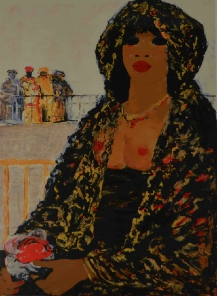 丝网印刷 Fiume - Senza titolo