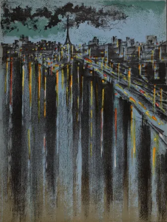 石版画 Florsheim - La Seine à Paris, 1964.