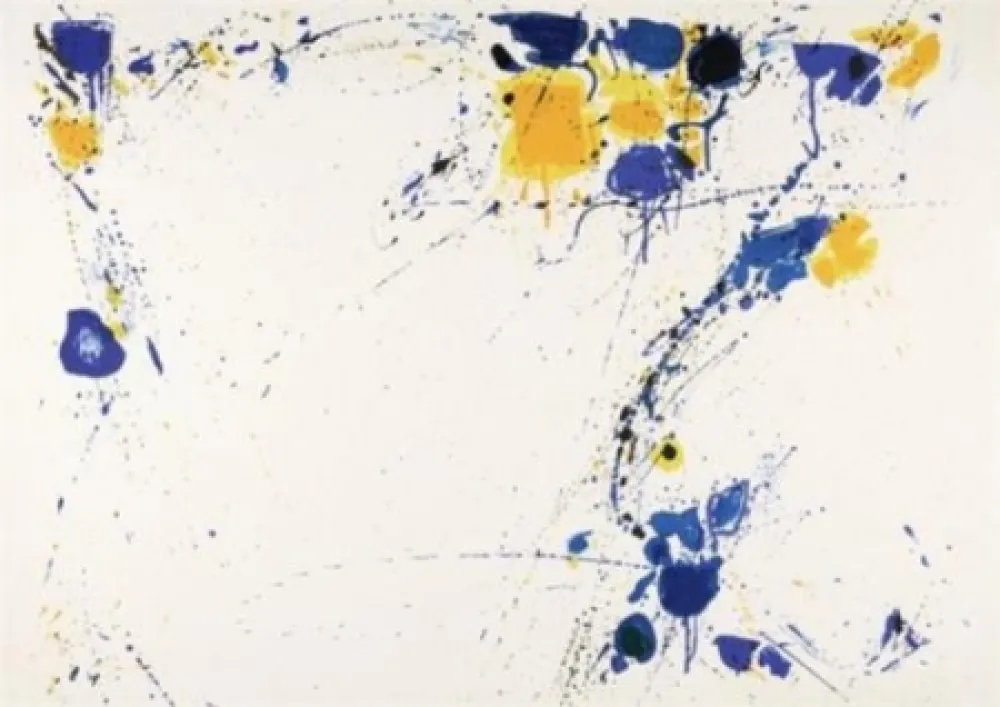 石版画 Francis - Footprint