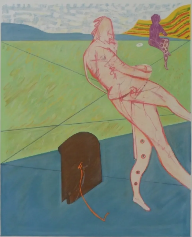 石版画 Freddie - Composition