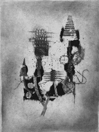蚀刻版画 Friedlaender - Composition 2