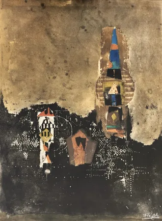蚀刻版画 Friedlaender - Composition III