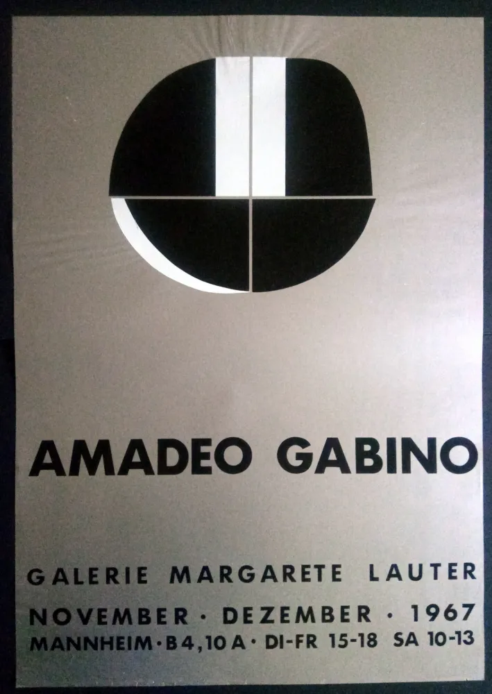 海报 Gabino - Amadeo Gabino - Galerie Margarete Lauter 1967