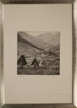 蚀刻版画 Galli - Le tegge