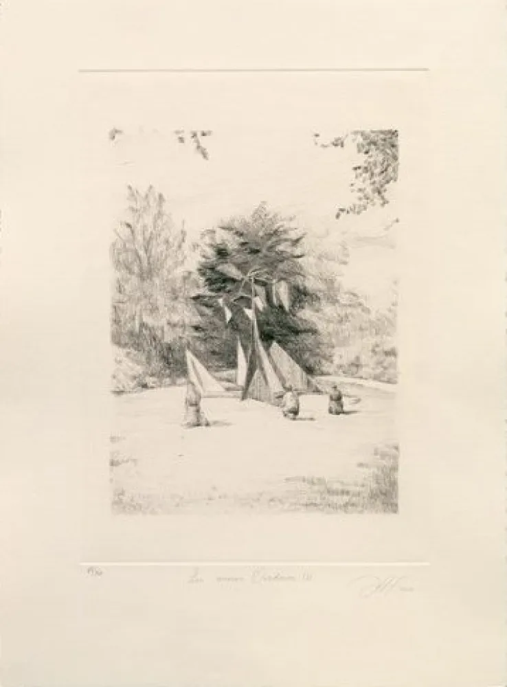 干刻版画 Gamarra - Los nuevos Oradores III