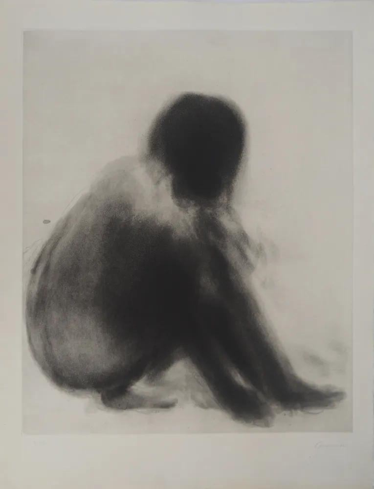 版画 Garache - La récol